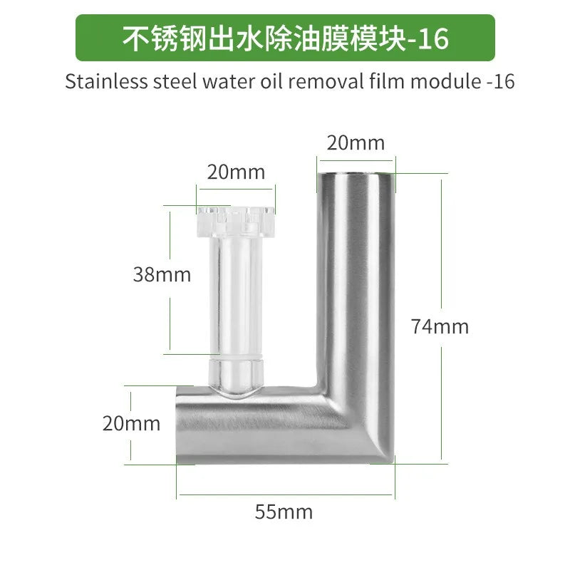 Stainless Steel Aquarium Filter Inlet & Outlet Tubes (Extendable, Anti-Fish Guard, Shrimp Safe)
