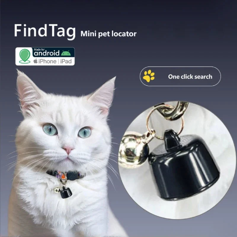 Mini GPS Pet Locator for Birds, Dogs & Cats - 3-Day Movement History View (iOS & Android Compatible)