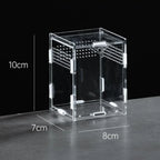 Durable Acrylic Reptile Habitat Anti-Escape Multiple Size Lizard Breeding Box Clear Arboreal Spider Feeding Case for Chameleon