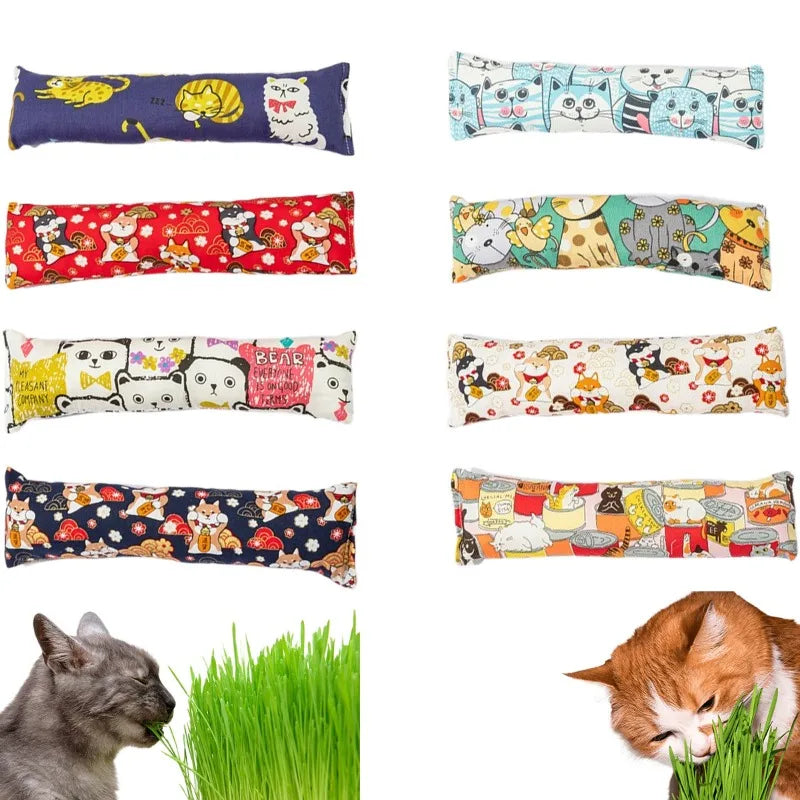 Catnip Stuffed Pillow Toy for Cats