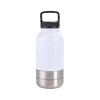 3 in 1 Stainless Steel Pet Water Bottle 32Oz Detachable Dog Drinking Bottle Large Capacity Multi-layered Pet Food Bottle Hiking
