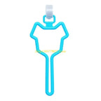 Dog Poop Bag Holder with Leash Clip (Adjustable Plastic, Eco-Friendly)
