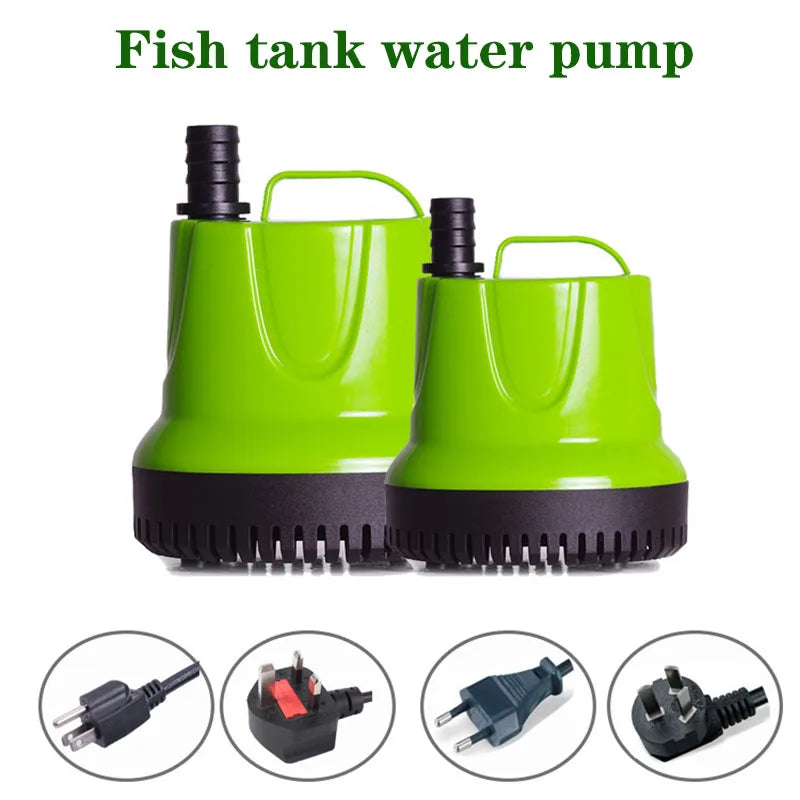 Submersible Water Pump for Aquarium, Pond & Hydroponics (Multi-Flow, Fountain Ready)