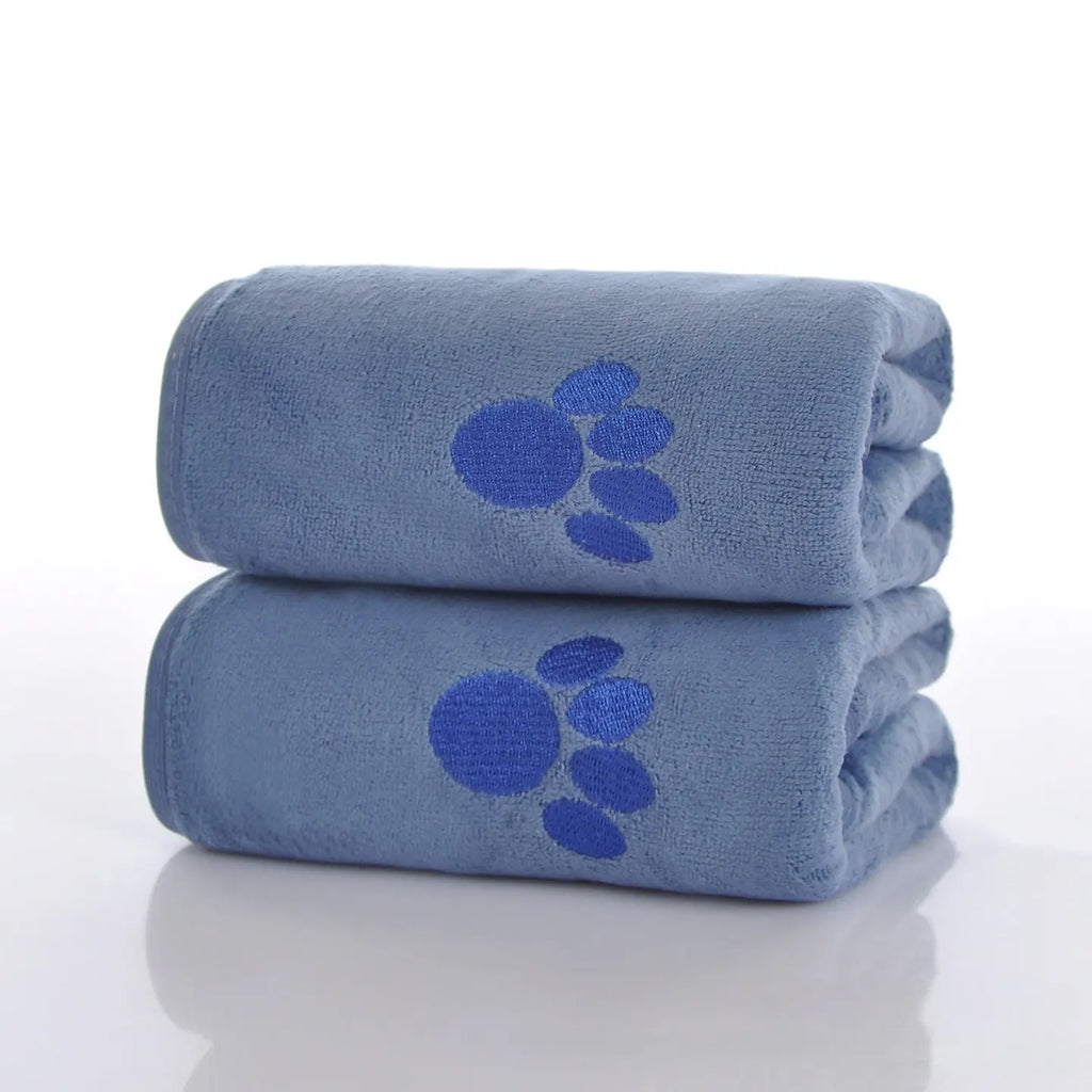 50*100 Super Absorbent Dog Bathrobe Cat Accessories Pet Bath Towel Cat Blanket Dog Products Quick Dry Soft Microfiber Pet Towel