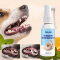 No Brushing Pet Dental Care for Puppy Breath Freshener and Dog Mouth Spray to Relieve Pet Mouth Odor and Soothe Gums 30ml