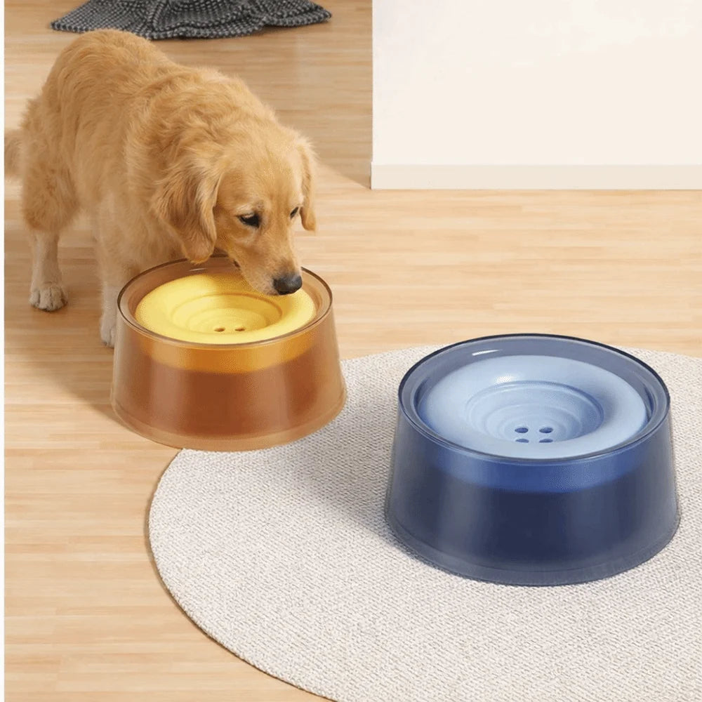 Non-Slip Floating Pet Water Bowl (Anti-Splash, Large Capacity)
