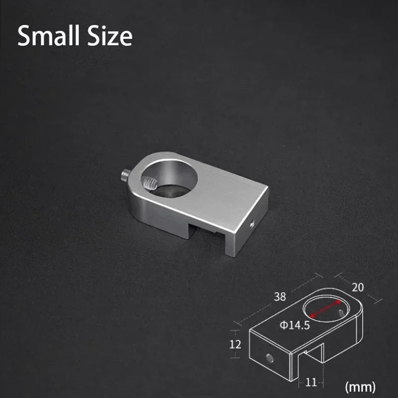 Aluminum Alloy Aquarium Tube Holder Clamp (Water Pipe Hose Mount, Tank Glass Clip)