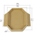 new Turtle Water Bowl Anti-Slip Reptile Pool Dish 2-in-1 Stain-Resistant Turtle Bathing And Feeding Tub For Snake Gecko Tortoise