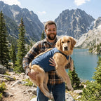 Durable Adjustable Straps Dog Sling Harness with Pockets Soft Carry Dog Shoulder Bag Breathable Puppy Sling Carrier Outdoor