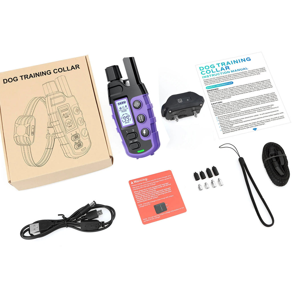 1000m Waterproof Dog Training Collar with Remote