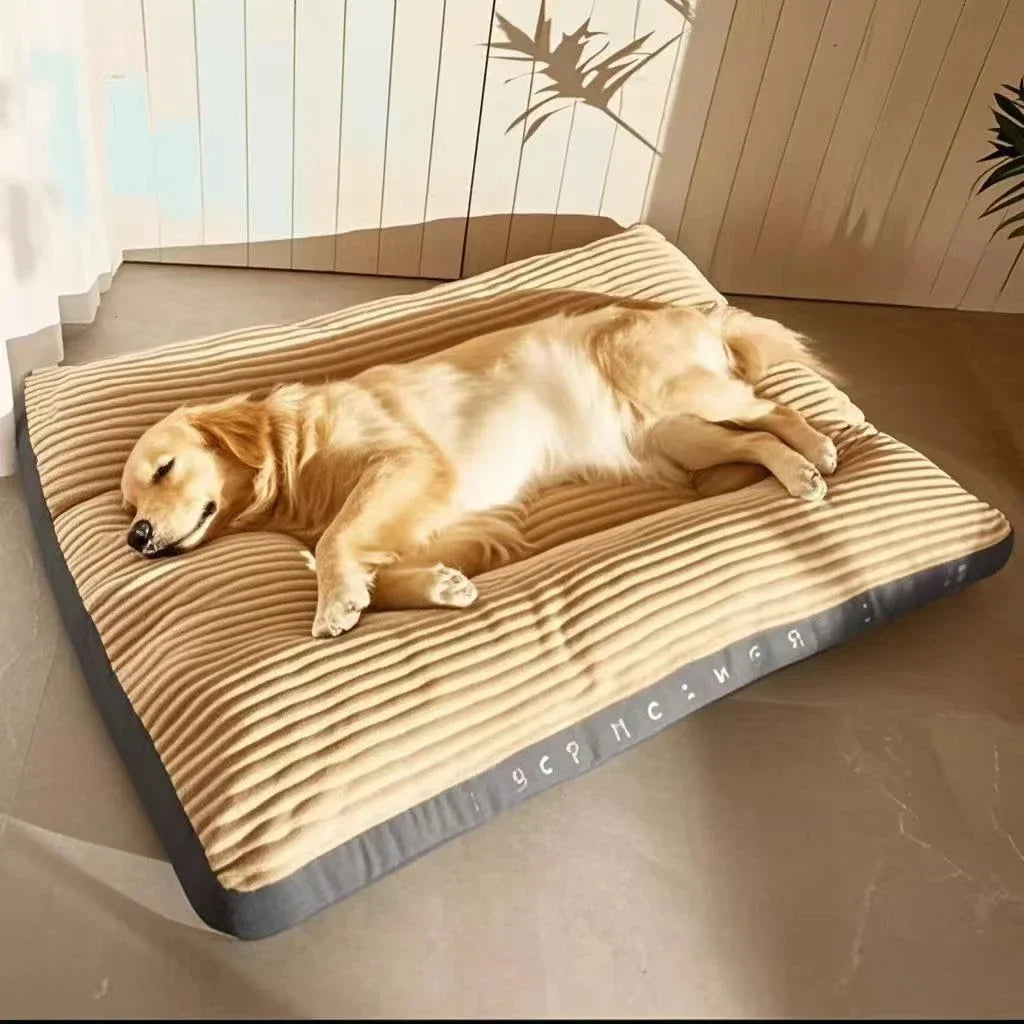 Corduroy Orthopedic Dog Bed for Large Dogs (Washable)