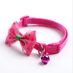 Adjustable Bow Bell Collar Set for Cats & Dogs — Soft Universal Fit