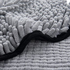 Soft Dog Bath Robe Towel Quick Dry Pet Towel Fiber Absorbent Cat Bath Towel Convenient Pet Cleaning Washcloth Dog Accessories