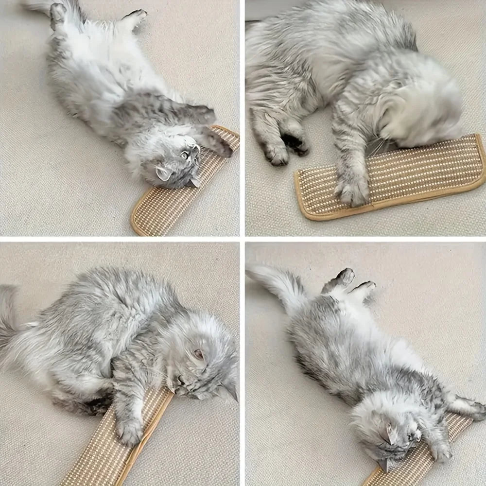 Cat Pillow Game Toy with Scratch Pad — Solo & Interactive Play Enrichment Set