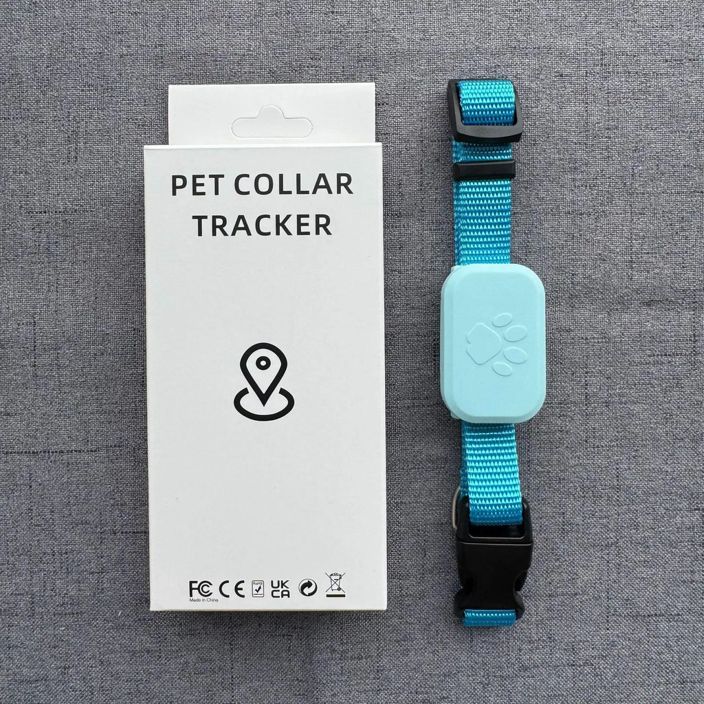 Waterproof Real-Time GPS Tracker for Dogs & Cats - iOS-Compatible Anti-Loss Locator with Adjustable Collar