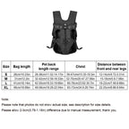 Adjustable Oxford Front Pet Backpack (Breathable, Multi-Size, All Seasons)