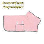Super Absorbent Microfiber Pet Bathrobe Quick-Drying Soft Comfortable Towel Drying Robe Adjustable Hook And Loop Pet Supplies