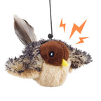 Flappy Bird Touch-Activated Cat Toy — Flapping Wings Catnip Interactive Sandpiper Kitten Toy
