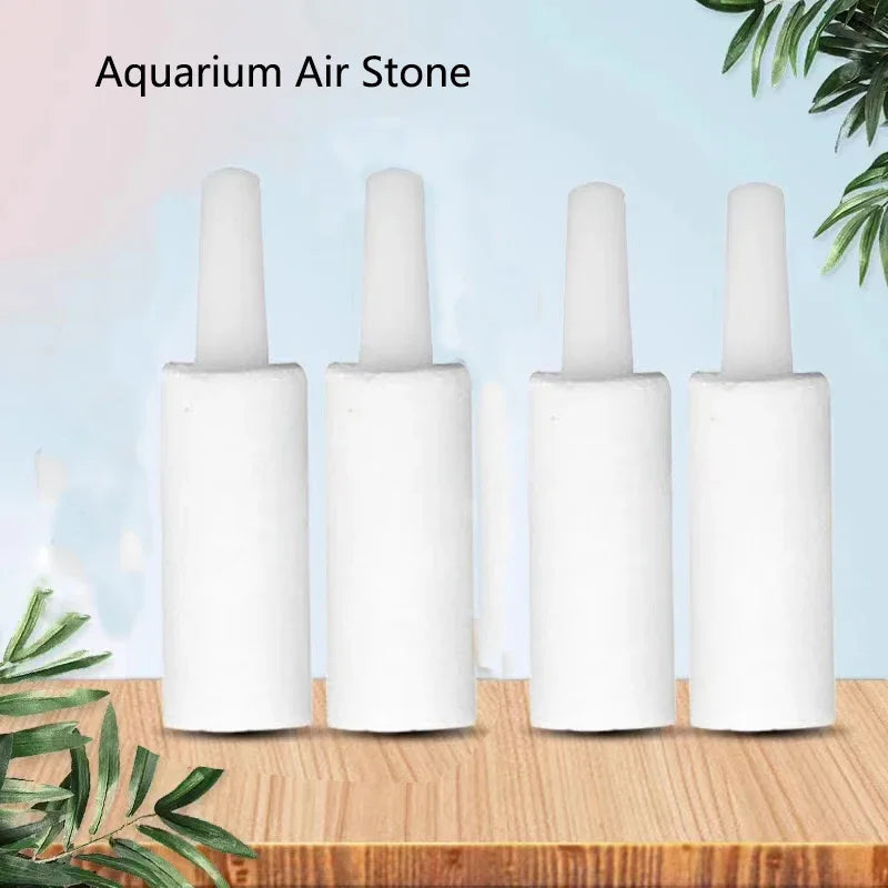 Mineral Bubble Air Stones for Aquariums (5-Pack, Round, Aerator & Hydroponics)