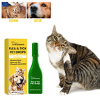 Anti-Flea Treatment Drops for Cats and Dogs (Tick & Lice Remover, Multi-Size)