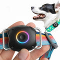 IPX7 Waterproof AirTag Collar Holder for Dogs & Cats - Stainless Steel & Plastic Anti-Loss Tracker Case