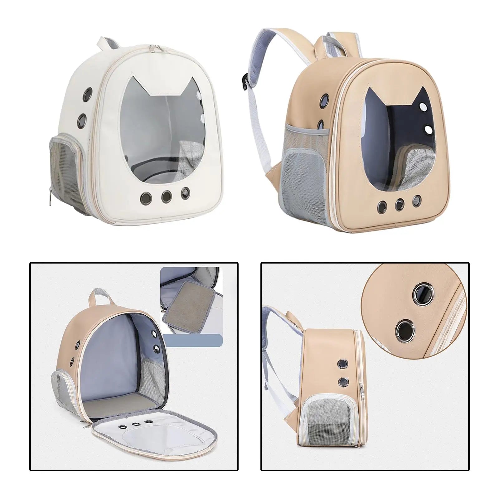 Soft Tote Pet Carrier with Adjustable Strap (up to 11lbs, Portable)