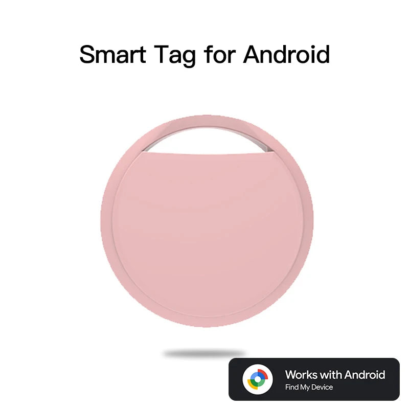 Bluetooth GPS Smart Tag Tracker for Android - Google Find My Compatible for Pets & Keys (Samsung/Xiaomi)
