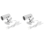 Turtle Fish Tank Reptile Heating Light Holder 360 Degree Rotation E27 Lamp-socket Clip-on Bulb with Lamp Clip Cover уф лампа для