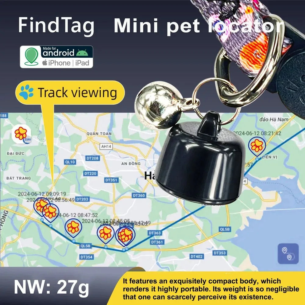 Mini Waterproof GPS Pet Locator for Birds, Pigeons, Dogs & Cats - Real-Time Global Positioning Tracker