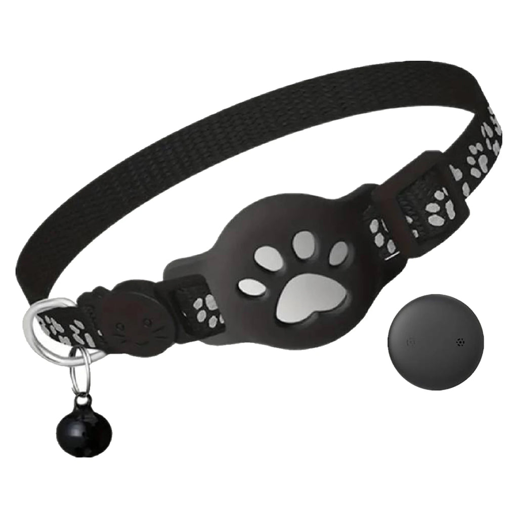 Electronic Smart Pet Locator Collar - Waterproof GPS Anti-Loss Device for Cats & Kittens (iOS & Android)
