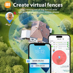 Tize 4G Smart Pet GPS Activity Tracker Dog Collar - Real-Time Anti-Loss Location Monitoring Device