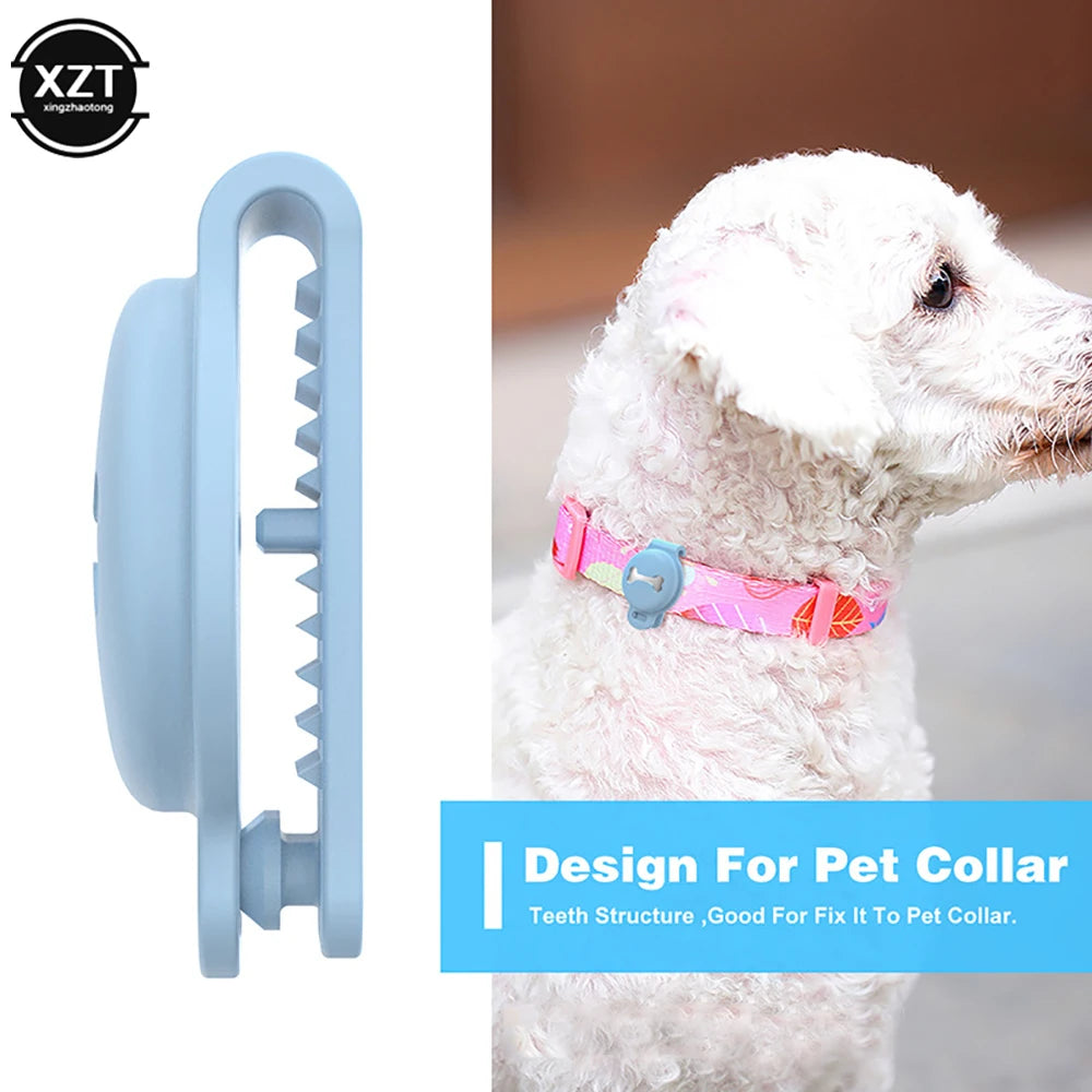 Dog Bone Silicone Sleeve Bluetooth GPS Tracker - Wearable Smart Anti-Loss Locator for Dogs & Cats