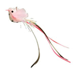 Plush Bird Cat Teaser Wand with Suction Cup