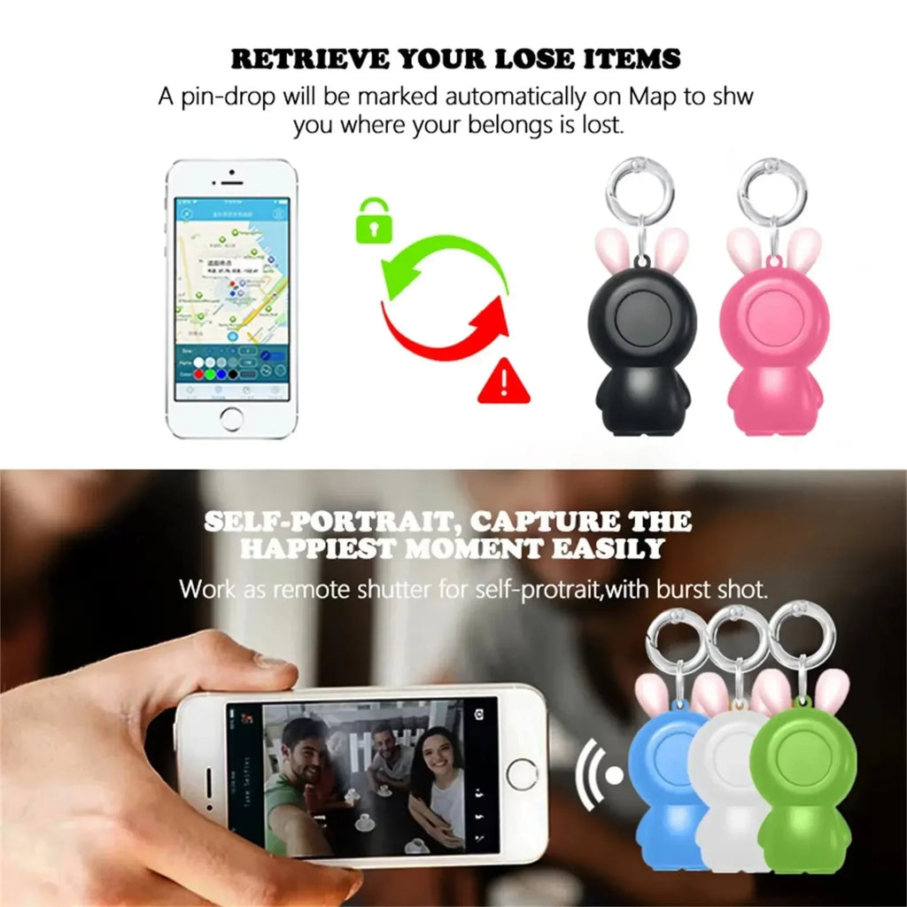 Mini Smart GPS Bluetooth Anti-Loss Tag - Real-Time Location Finder for Keys, Pets, Dogs, Cats & Kids