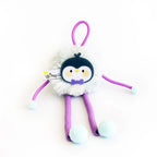 Catnip & Rattle Plush Pompom Cat Kick Toy — Minty Self-Entertainment Balls for Indoor Cats