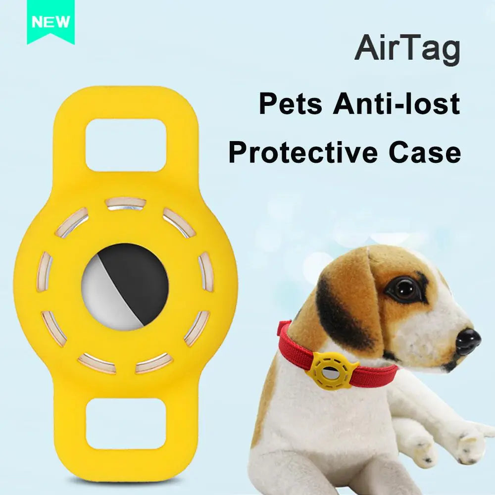 AirTag Protective Collar Holder & Sleeve Cover for Pets - Anti-Loss GPS Locator Case