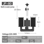 220V 50Hz Aquarium Filter Electric Power Filter Biochemical Sponge Silence Submersible Bio Media Balls Fish Tank Accessories