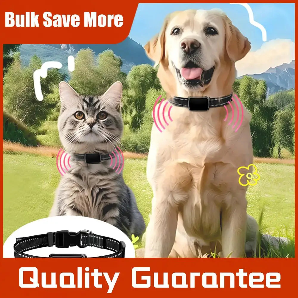 Adjustable GPS Cat Collar Tracker with Smart Locator - Anti-Loss Tracking Device for Cats & Small Dogs