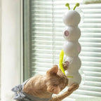 Automatic Swinging Caterpillar Cat Teaser Stick Pro — Motion-Activated Interactive Toy with Replaceable Prey Tail