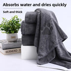 1Pc Pet Towel Soft, Thickened and Quick-drying Small Large Dog Cat Bath Towel Absorbs Water and Does Not Shed Hair.