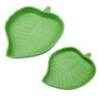 1PC Reptile Food Water Bowl Reptile Food Water Bowl Tortoise Habitat Accessories Water Plate For Turtle Lizards Hamsters Snakes