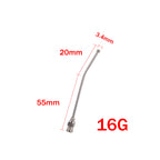 Manual Feeding Rearing Gavage Crop Needle Curved Medication Tube Cage Birds Mice Parrot Feeding Syringe