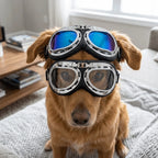 Oversized Frame Dog Eye Guard Visor (Harley Style, UV Block, Windproof)
