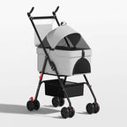 2026 Latest Pet Cart Cat Bag Dog Bed Cart Small, Lightweight, Foldable Outdoor Cart Detachable for Outdoor Use