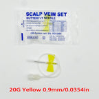 Screw-Type Butterfly Infusion Needles (50-Pack)