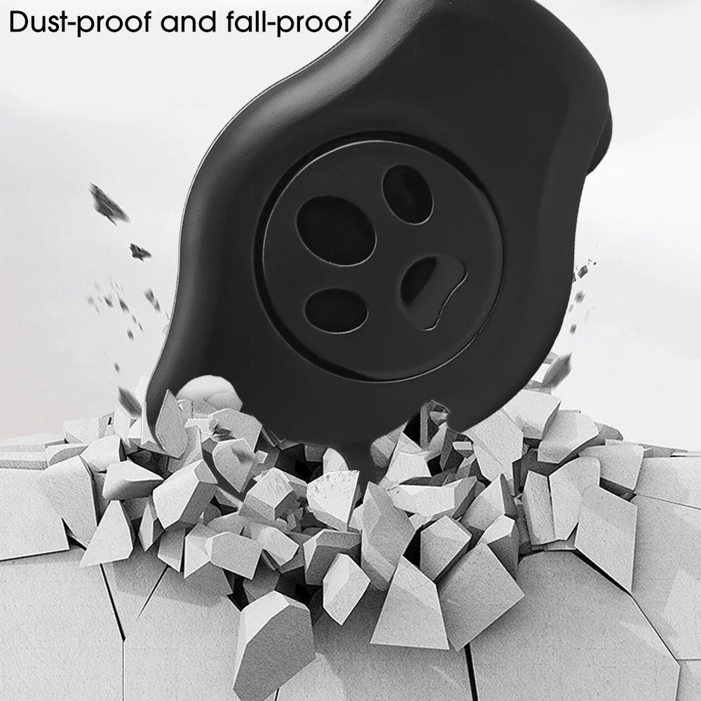 JUSTLAN IPX8 Waterproof AirTag Protective Shell for Cats & Dogs - Anti-Loss Collar GPS Tracker Case