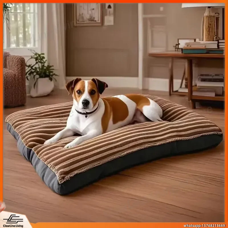 Corduroy Orthopedic Dog Bed for Large Dogs (Washable)