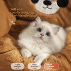 Plush Faux Fur Pet Cushion for Sofas & Pet Beds (All-Season)