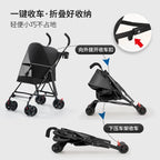 Pet stroller dog cat Teddy bear baby stroller small pet stroller lightweight foldable dog cat supplies for outdoor travel