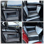 Portable Waterproof Dog Car Seat with Safety Mesh (Small & Medium Dogs)